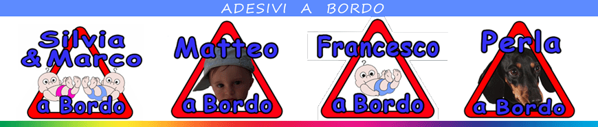 adesivi a bordo