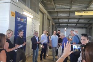 Commissione Urbanistica in sopralluogo alla Stazione Fossata Rebaudengo ph comune Torino